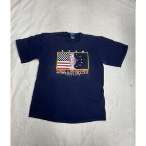 Vintage Golf Solheim Cup 1998 T Shirt Blue Single Stitch Men's Size Large